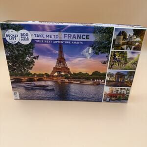 Mindbogglers - Hinkler - Eiffel Tower Paris France - Puzzle 500 Pc - NEW Open B